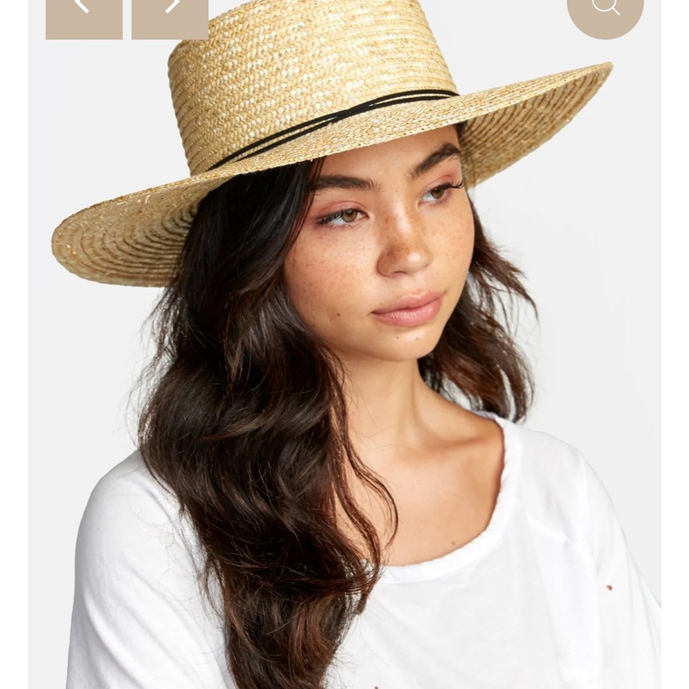 RVCA Penny Straw Hat NWT